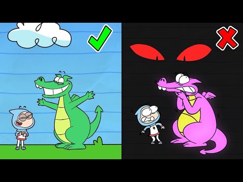 Tag gegen Nacht! | Junge & Drache