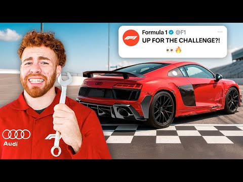 I Turned a Cheap, Wrecked AUDI R8 Into a FORMULA 1 Supercar and its Insane!!