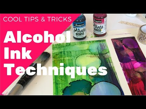 Cool Alcohol Ink Techniques!