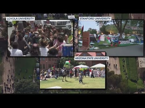 Pro-Palestinian protests emerge on more college campuses