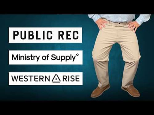 Pants Review: Public Rec, Ministry of Supply, Western Rise