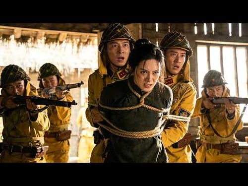 抗日電影!被日軍綁走的花姑娘竟是狠角色,爆發戰鬥力殲滅1000日軍! ⚔️ 抗日 MMA | Kung Fu