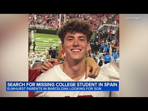 Chicago-area college student missing in Spain seen leaving club with person, local media reports