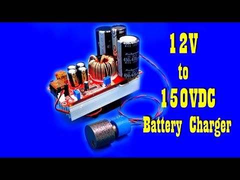 How to Make a Cheap High Voltage Universal Battery Charger | 12V to 150V DC to DC Boost Converter.