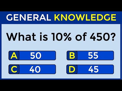 How Good Is Your General Knowledge? Take This 30-Question Quiz To Find Out! #challenge