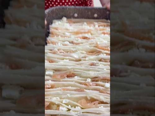 Torta rustica croccante PASTA PHILLO Feta e Salmone #tuttiatavola2016 #ricette