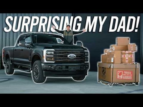 Surprising My Dad With Truck Build! *EMOTIONAL*