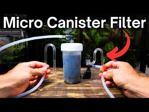 How To Make a Mini Canister Filter For Nano Aquariums!