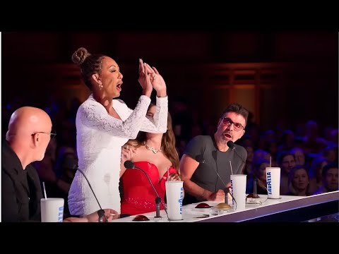 AGT 2025 FIRST GOLDEN BUZZER‼️ Mel B Smashes Buzzer For a Death-Defying Danger Act!