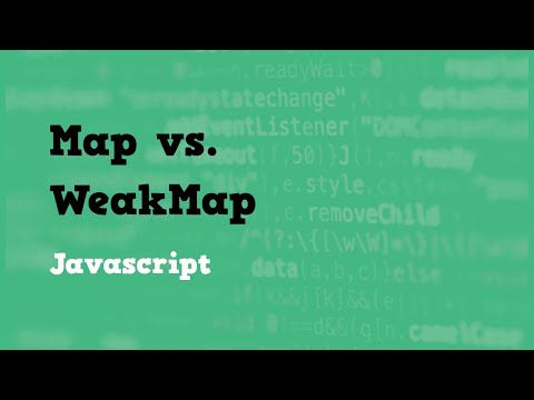 Map vs WeakMap in Javascript
