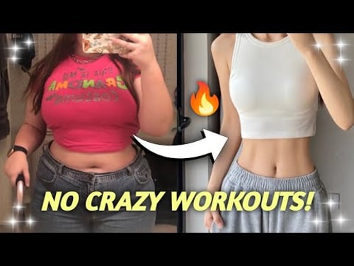 How to Lose Weight Fast Without Diets or Crazy Workouts 🔥✨(Easy Routine)