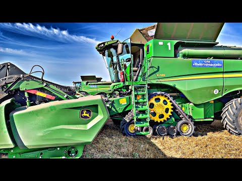 ПРИЕХАЛ ШЕФ НА ГУСЕНИЧНОМ КОМБАЙНЕ ЗА 920.000 €!