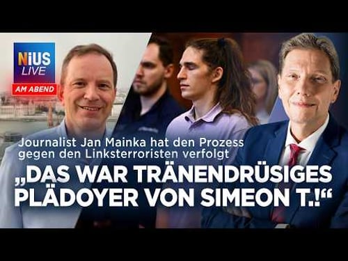 Linksextremist Simeon „Maja“ T. zu 8 Jahren Haft verurteilt | NIUS Live am Abend vom 04.02.26