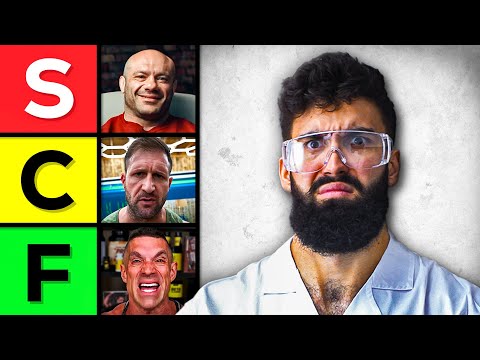 I Ranked Every YouTube FITNESS CHANNEL (Worst to Best)