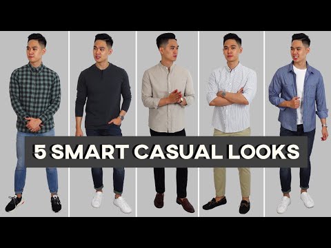 5 Effortless Smart Casual Outfit Ideas For Men!