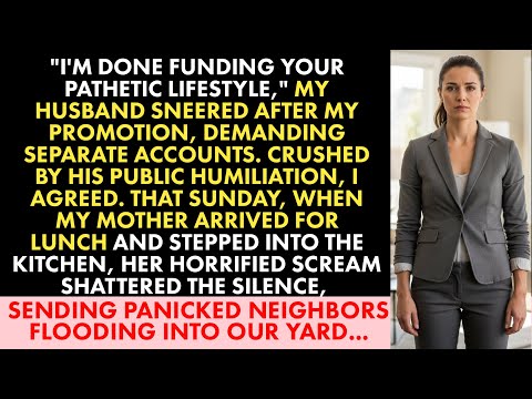 I Got Promoted, My Husband Demanded Separate Accounts Then One Sunday Changed Everything