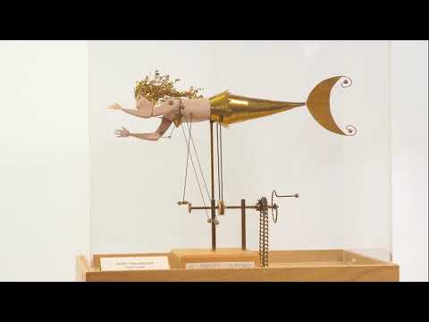 Modern Automata Museum - 1 - Motorized Automata Collection w/plexiglass case and infrared sensor