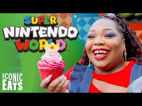 Trying ALL 23 Menu Items At Super Nintendo World In Universal Studios Hollywood | Delish