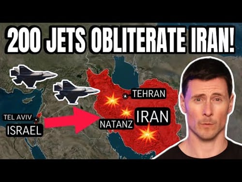 Fighter Pilot Reacts as 200 Fighter Jets OBLITERATE Iran!