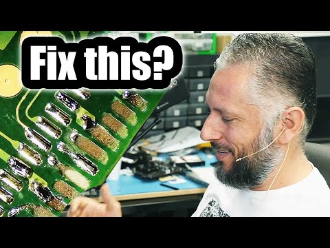 Nintendo Switch Lite Failed repair attempt. Can we save it ?