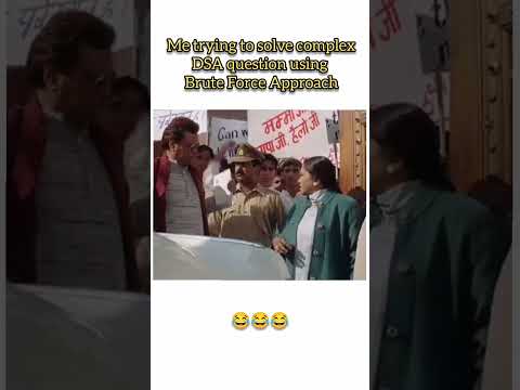 Me trying to solve complex DSA question #comedy #coding #shorts