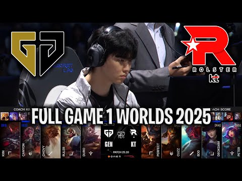 CHOVY vs BDD! 😱EPIC! - GEN vs KT Game 1 WORLDS 2025 SEMIFINALS | GENG vs KT ROLSTER G1 WORLDS 2025
