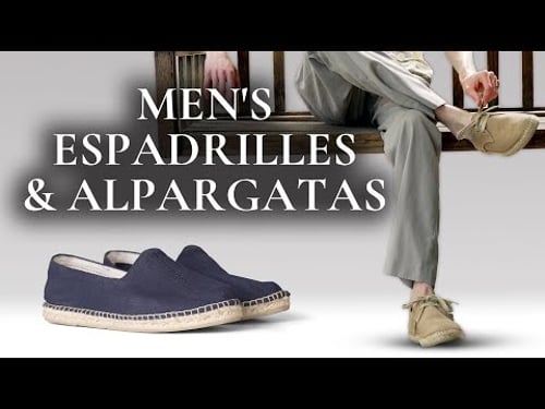 Why Espadrilles & Alpargatas Beat Men's Flip-Flops & Sandals