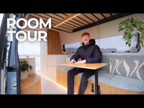 VAN TOUR | Nach 13 Monaten Camper Ausbau ENDLICH FERTIG 😍 DIY Campervan Room Tour deutsch