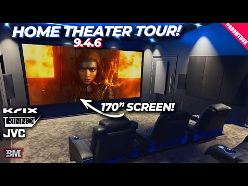 INSANE 9.4.6 HOME THEATER TOUR! 2025 // Krix MX-30 / Trinnov Altitude16 / JVC NZ9 / Marantz AMP10