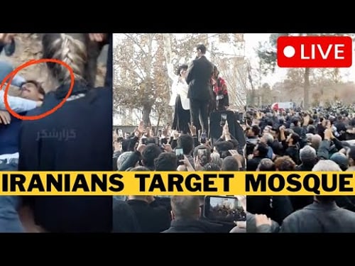 π¨ BREAKING: Uprising In Iran As IRGC Mosque Targeted By Iranians