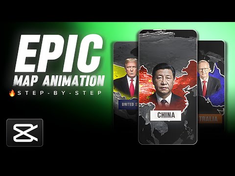 Create Viral Map Animation on PHONE Using Free Capcut (BEGINNER FRIENDLY)