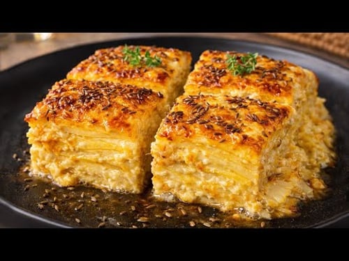 Dieses Gericht wird jeden sofort beeindrucken! 🥔 Dauphinoi Kartoffeln, Gratin, schnelles Rezept!