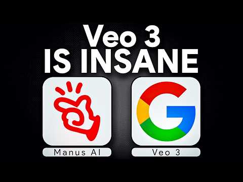 Manus AI Agents + Veo 3 = Automated YouTube Empire 📈