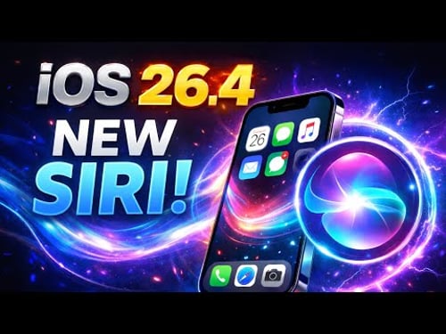 iOS 26.4: Biggest iOS 26 Update Yet (New Siri + More!)