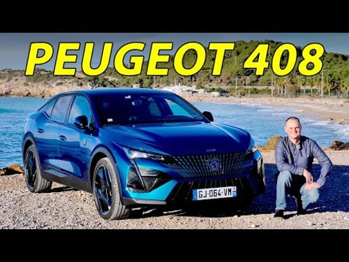 The all-new Peugeot 408 GT is a stunning crossover! 😮 driving REVIEW Hybrid