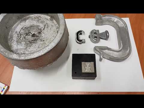 Литье Алюминия в Алюминиевую форму. Такого Вы точно не видели.