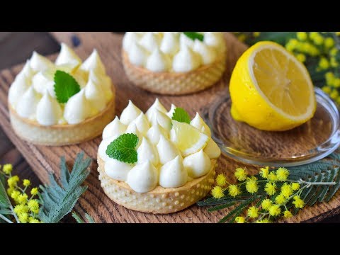 ТАРТ с лимонным курдом и заварным кремом ☆ Lemon tart