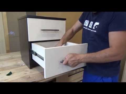 Installation of facades on drawers
