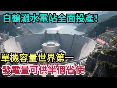 白鶴灘水電站全面投産!單機容量世界第壹,發電量可供半個省使【天工重器】#科普#超級工程 #建造 #中國基建