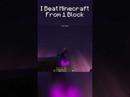 Part 39. I Beat Minecraft From 1 Block