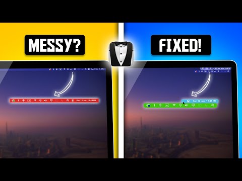 Bartender for Mac - Secret to a CLEANER Menu Bar!