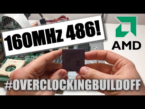 Overclocking the AMD Am5x86 486 processor to 160MHz! #overclockingbuildoff