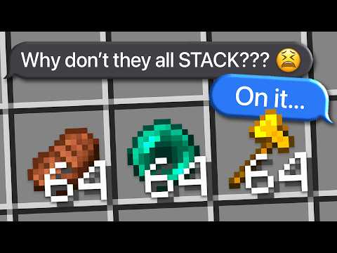 I Solved All of Minecraft’s Problems