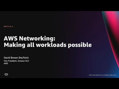 AWS re:Invent 2021 - AWS Networking: Making all workloads possible