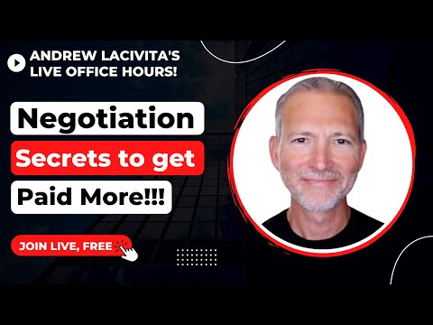 Salary Negotiation Secrets That Get You Paid More 🔴 Live Office Hours with Andrew LaCivita