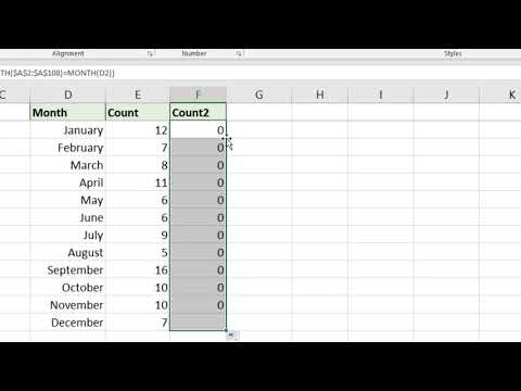 Count Months Between Two Dates in Excel - Two Formula Examples