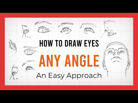 👁 How to Draw Eyes from DIFFERENT ANGLES - Easy Drawing Tips