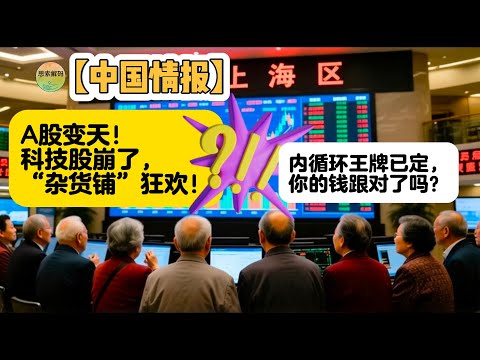【中国情报】A股变天!科技股崩了,“杂货铺”狂欢!内循环王牌已定,你的钱跟对了吗?
