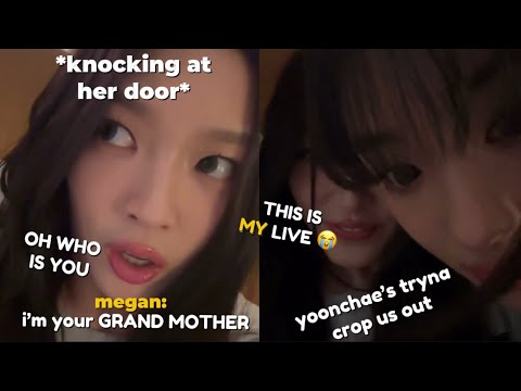 megan & sophia tormenting yoonchae for 3min straight