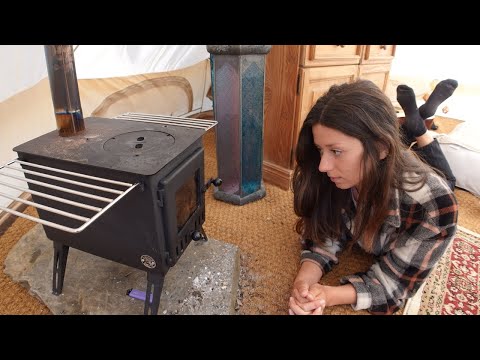 Cozy NIGHT OFF-GRID Living on the Homestead